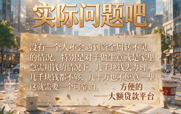 2026高效攻略：盘点那些容易借到大额贷款的平台，3500借款容易通过口子速领