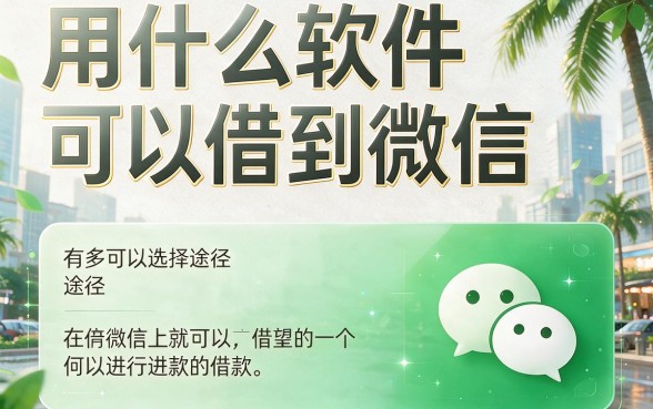 2026最新盘点：什么软件借钱到微信吗？这5个平台可借7000且无视征信