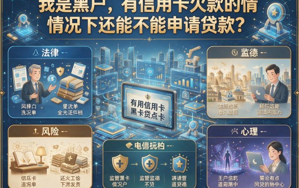 黑户信用卡有欠款还能贷款？2026最新口子真相，手把手教你破局！