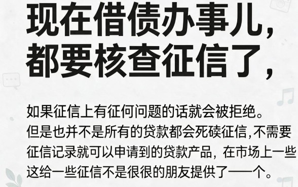 无视征信也能借到30000？2026年不查征信记录的贷款申请渠道深挖来了！