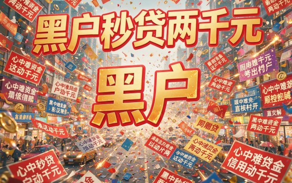 黑户秒下两千的正规网贷真的存在吗？深度揭秘