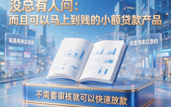 不审核秒到小额网贷推荐！这5个平台下款快又贴心