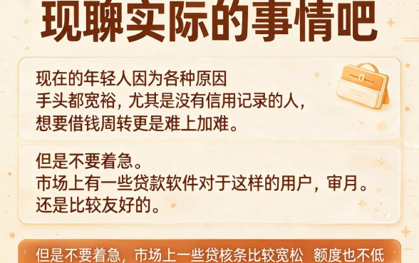 成年适合黑户2026良心高效推荐：这5个黑户刚成年贷款软件哪些容易通过，轻松借到70000