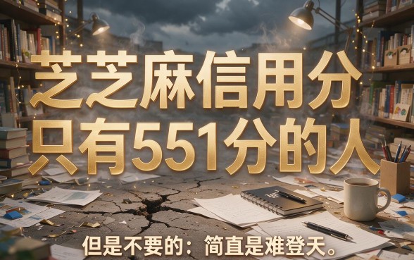 芝麻信用分551秒下款的口子有哪些？这5家贴合简便借款场景的靠谱平台别错过