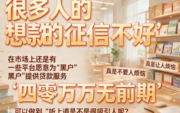 黑户贷款40万无前期？4月必看这5个正规借钱平台，秒到账！