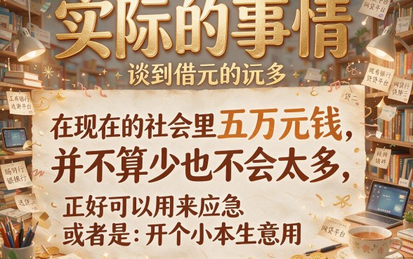 手慢无！2026年哪里可以贷五万元钱？实测这五个有20000的口子也能借到五万