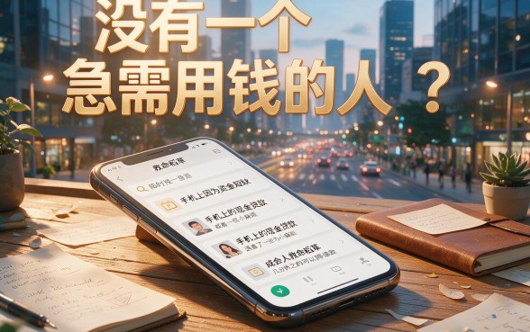 5个对资质要求不高的手机现金贷款软件推荐！2000元借款速贷平台今日汇总