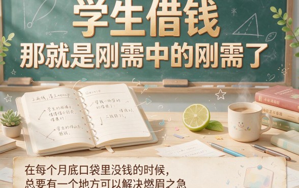 学生能通过的借钱平台有哪些？2026这5个靠谱借款口子通过率高，实测可挑范围真不小！