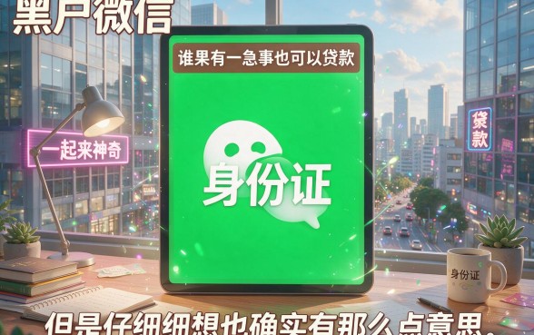 黑户没身份证也能在微信借钱？这5个渠道实测分析速看！