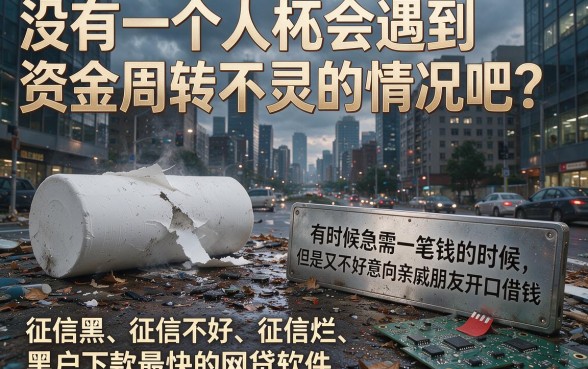 征信黑了烂了也能下款？2026年2月最新黑户最容易下款的网贷软件汇总，附5个借钱靠谱平台线上申请入口