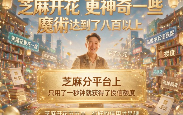 2026严选！这5个凭信用卡芝麻分就能下的口子，专业解答来了