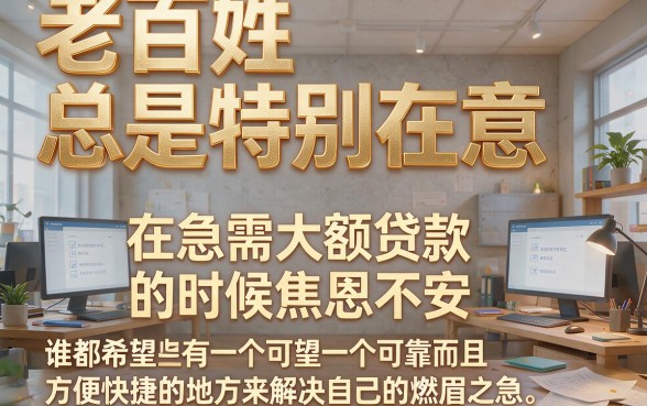 大额借款哪家放款快点呢？2026这5个冷门平台不看征信秒到账