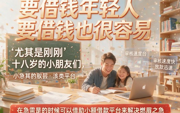 18岁必看！2026年这5个小额借款平台要求不高，8000元借款超省心