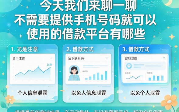 不要预留手机号的借款隐藏审核技巧，附5个对手机号要求不高的3000网贷APP