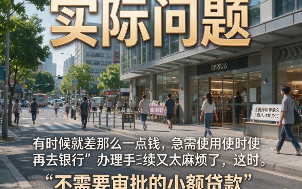 2026年无需审批的小额贷款有哪些？这5个4000元借款口子资质要求不高，应急调度就靠它