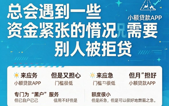 黑户超小额贷款app盘点：征信要求不高的2000元黑户借钱口子推荐