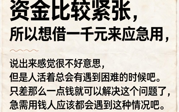 急需1000元借款？这5家短期网贷平台千万别错过