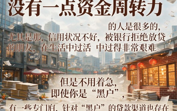 5个黑户无视大数据一千的口子，征信要求不高借钱3000也能下