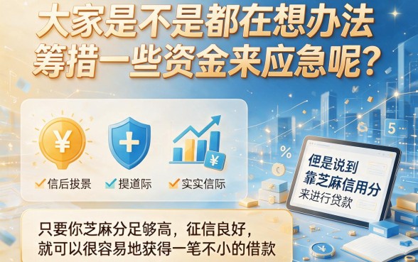 5个纯芝麻信用分贷款口子，直接打款到支付宝！