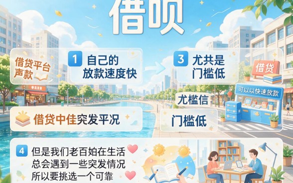5大借款最容易下款的平台有哪些？这5个征信要求不高、借4000超省心
