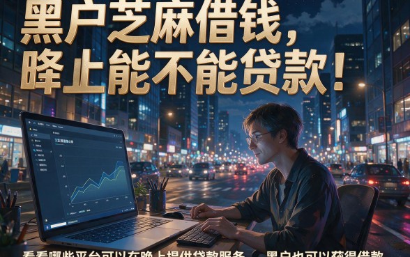 速看！黑户芝麻借钱晚上放不放款？实测这5个芝麻分贷款口子深夜也能下