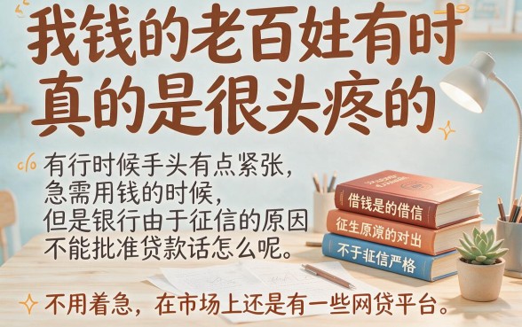 征信黑了、不好、烂了?这5个网贷平台2026年还能借到钱,苹果网贷也在其中!
