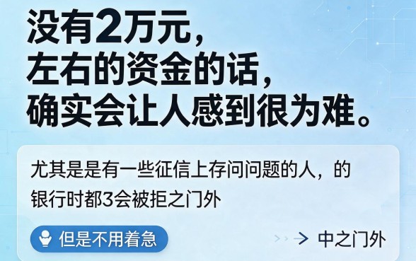 贷2万不看征信，这5个渠道亲测有效！