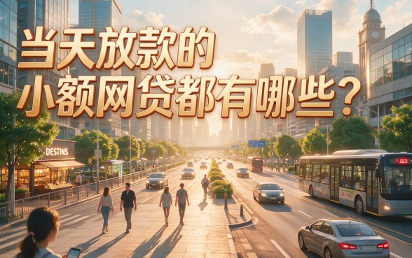当天放款小额的网贷有哪些呢?独家揭秘5个秒到5000元的口子