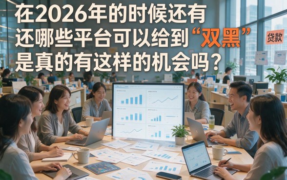 双黑能下款的口子真的2026！2026年这5个黑户贷款平台通过率高、选择余地大