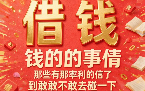 利息高不看征信借款就选这5个软件，轻松借4000