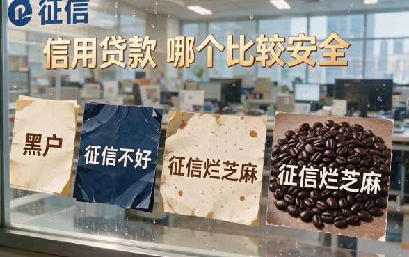 征信黑了、征信不好、征信烂也能借？芝麻信用贷款哪家正规可靠？低息技巧+征信不好借6000平台筛选指南！
