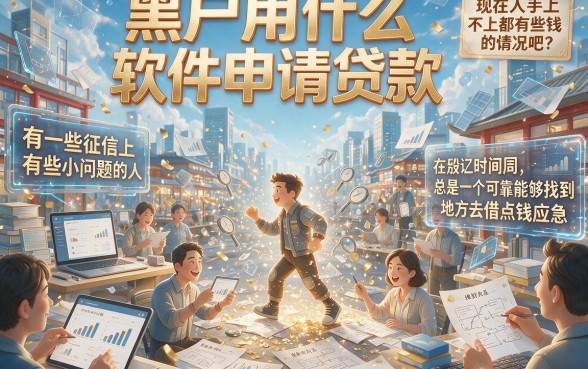黑户贷款审批容易过的软件有哪些？这5个公积金手机APP小贷通过率高