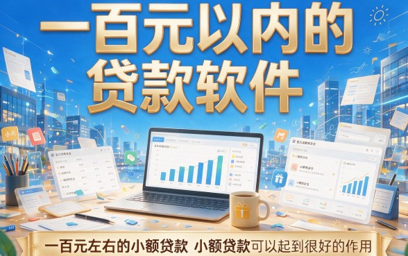 急需用钱？5个百元贷款软件盘点，借款3000门槛低