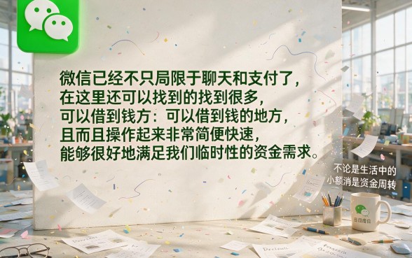 微信还能借钱的口子有哪些？2026年这5个正规渠道还能借10000，赶紧收藏