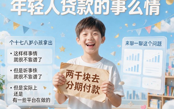 17岁贷款2000分期还也能过?2026这5个黑户贷款app下款超容易!