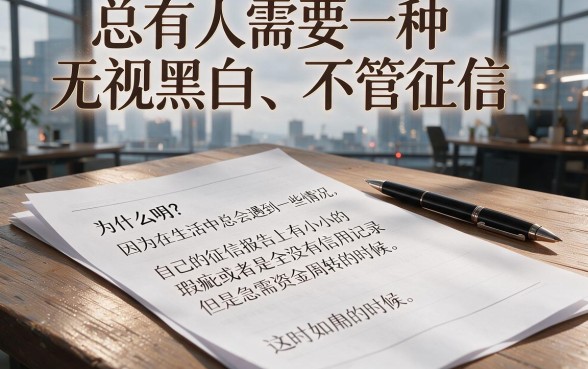 无视黑白不看征信！2026年亲测这5个不查征信借30000的口子终于搞懂了