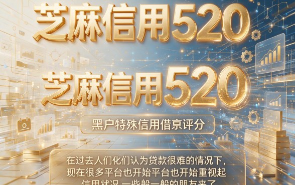 适合黑户芝麻信用520也能借的5个平台,2026年千万别漏掉