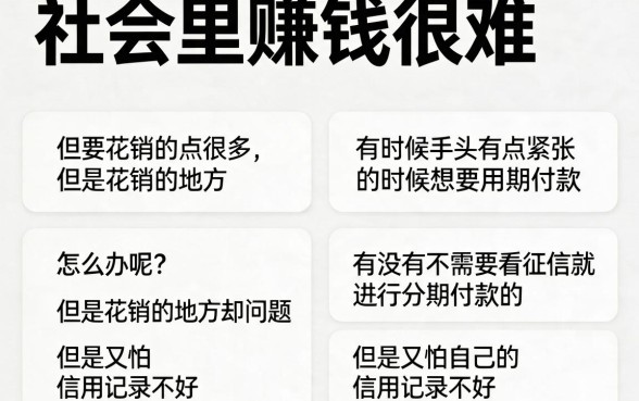 不看征信也能分期还款的贷款有哪些？这5个平台值得收藏！