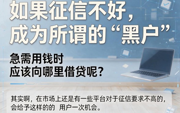 黑户征信不好哪里能借钱?2026独家渠道大揭秘,这5个口子专治借两千难题!