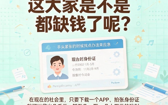 2月5个凭身份证借贷款的软件,秒批到账快收藏