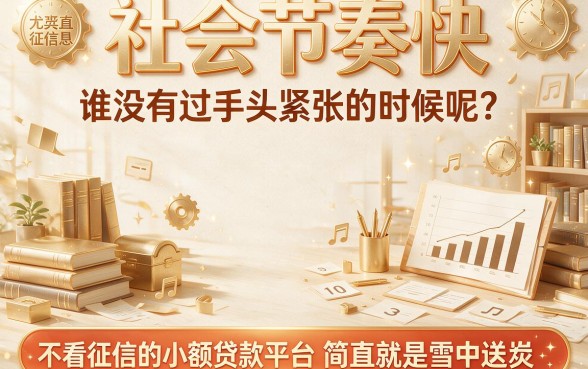 2026小额贷款不看征信的平台TOP5！这些借款20000无视征信的口子必选