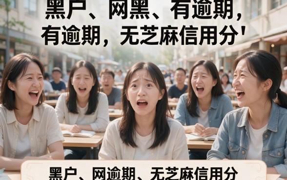 无视芝麻分！黑户网黑有逾期照样秒批8000，这5个口子真能下