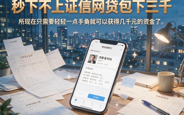 不上征信秒下款！这5个网贷包下3000起，借钱50000服务超贴心