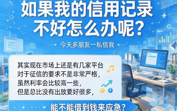 信用差哪个平台可以贷款?这5个正规渠道赶紧收藏,亲测有效!