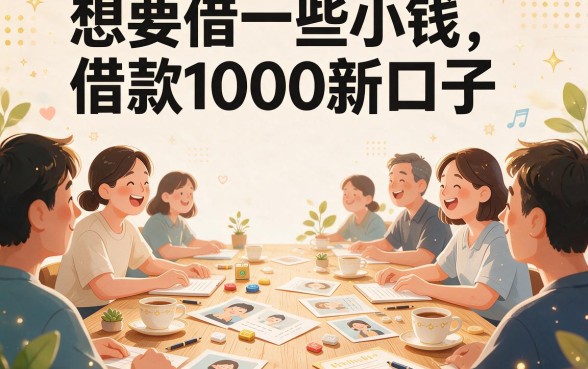 借款1000新口子大盘点！这5个正规稳定渠道千万别错过