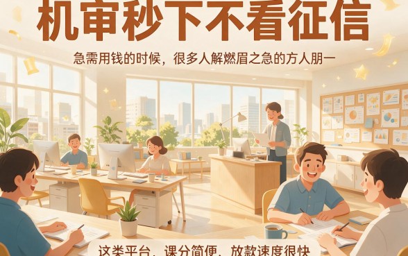 不看征信的机审秒下口子来了!这几家借款3000门槛低,临时周转随时用