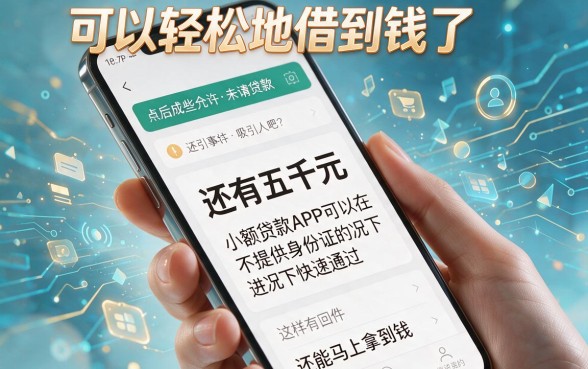 5000小额贷款app秒过未成年？2026这5款借钱软件年龄限制超宽松