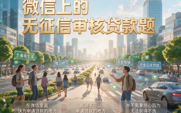 微信哪些借款不查征信？严选5个对征信要求不高的3000元口子，真的超友好