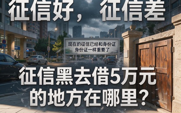 征信黑了、花了、烂了，急需5万去哪里借？最新口子深度盘点！