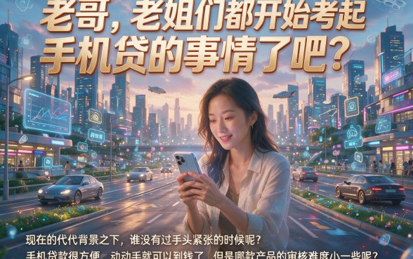 2026速贷实战！手机贷款什么容易通过审核？这5个借款9000要求不高的口子速看